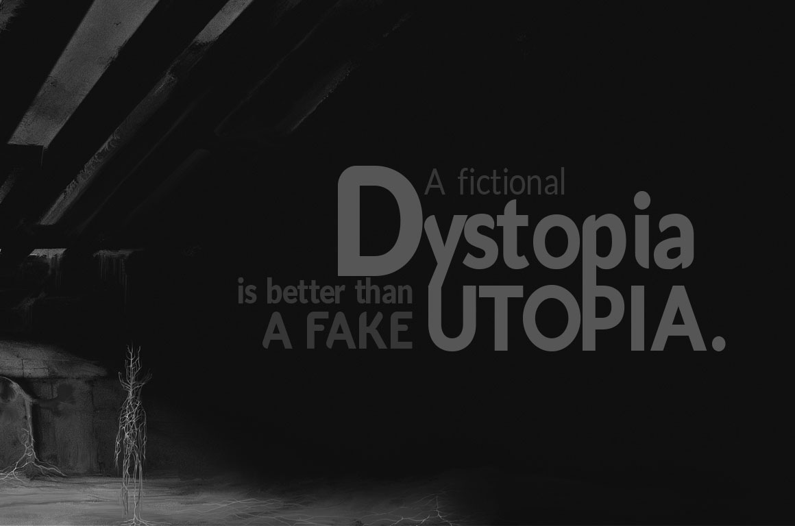 Dystopia Typeface Font - Preview 2