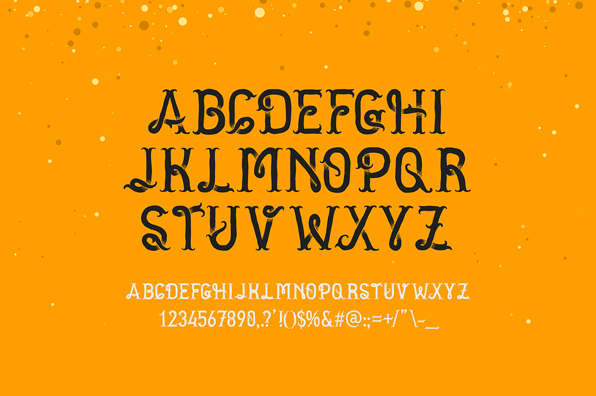 Golden Dust Font PNG with transparent background - Preview 1