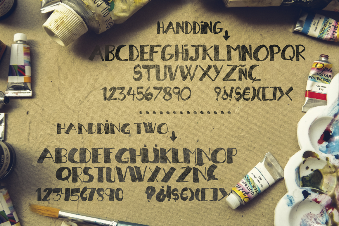 Handding Font - Preview 2
