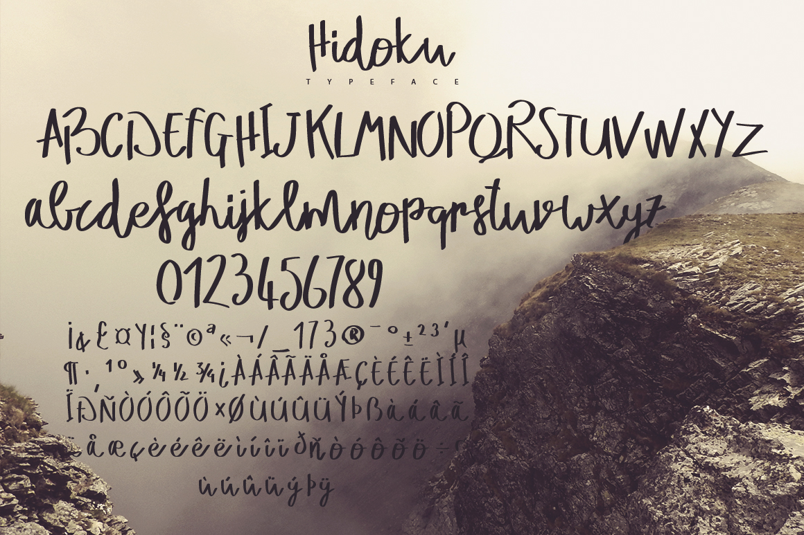 Hidoku Font - Preview 4