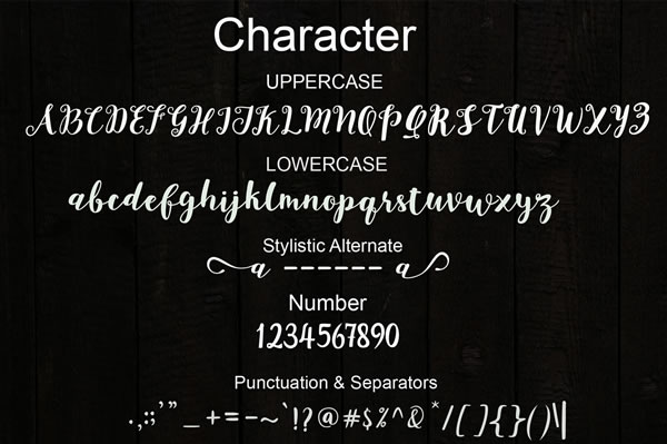 Joshan Brush Font PNG with transparent background - Preview 6