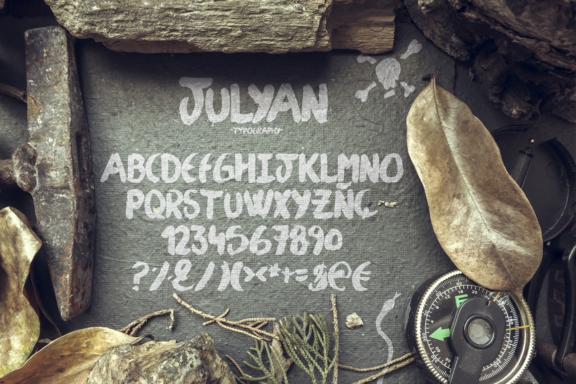 Julyan Font PNG with transparent background - Preview 1