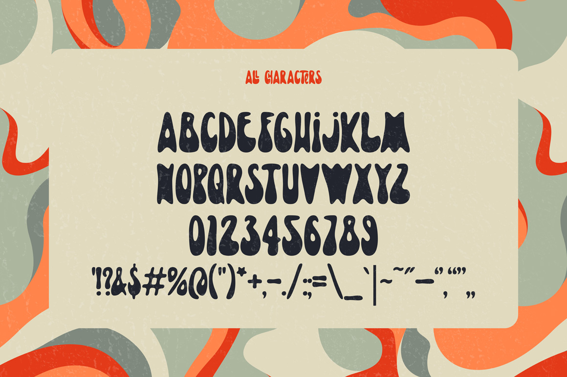 Lovebus Font PNG with transparent background - Preview 2