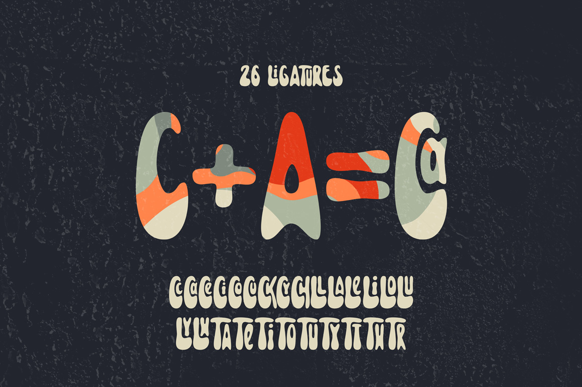 Lovebus Font PNG with transparent background - Preview 3