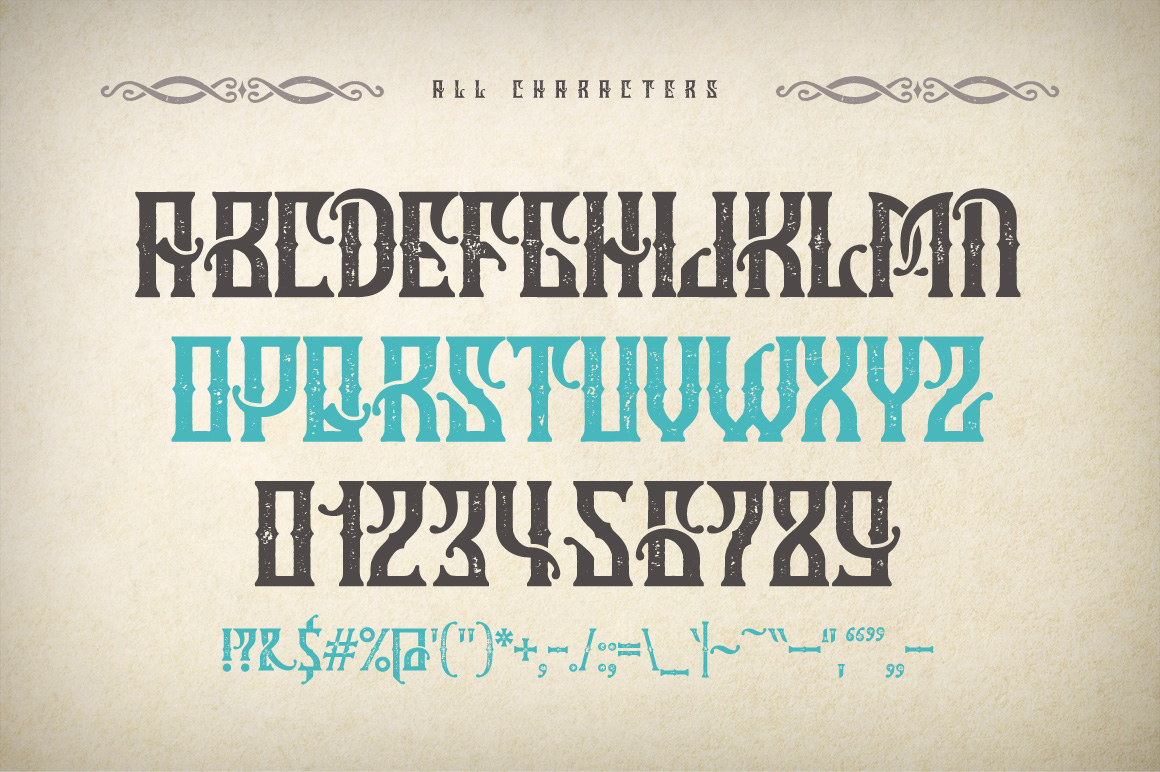 Marine Fairytale Font PNG with transparent background - Preview 1