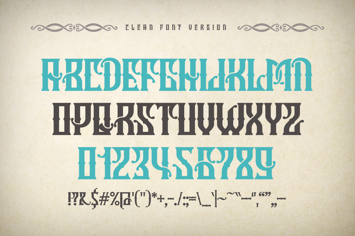 Marine Fairytale Font PNG with transparent background - Preview 3