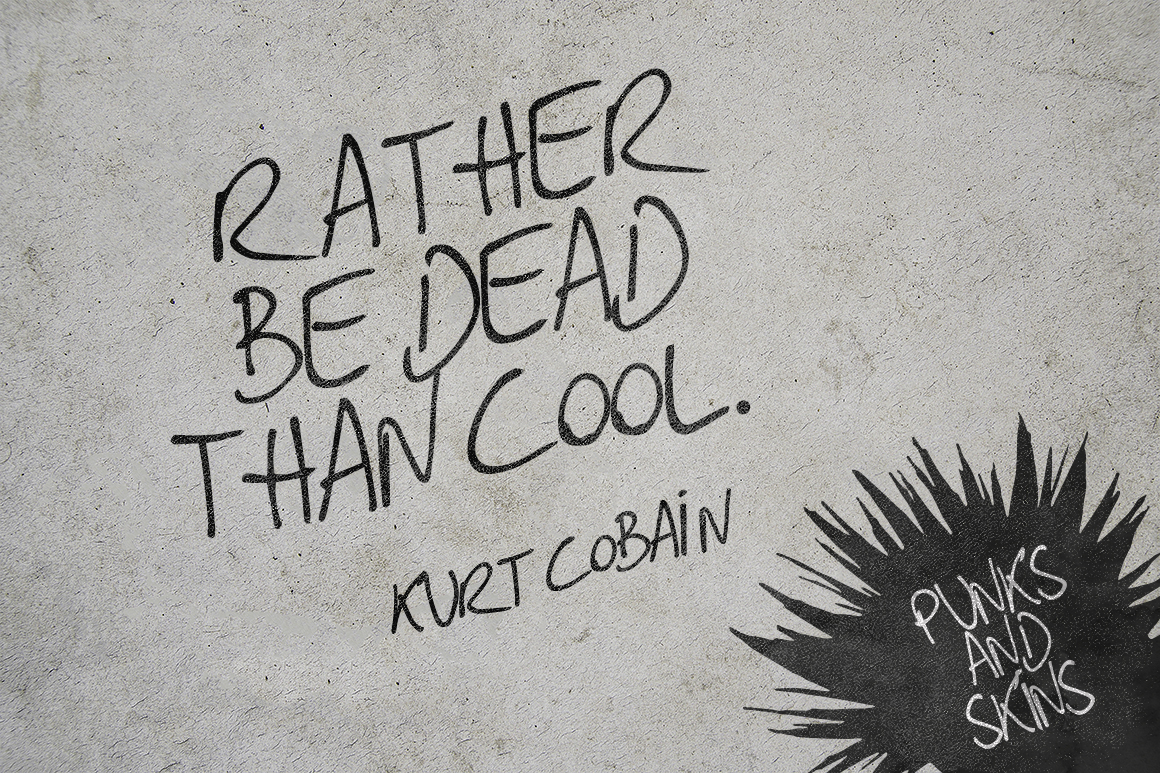 Punks and Skins Font PNG with transparent background - Preview 3