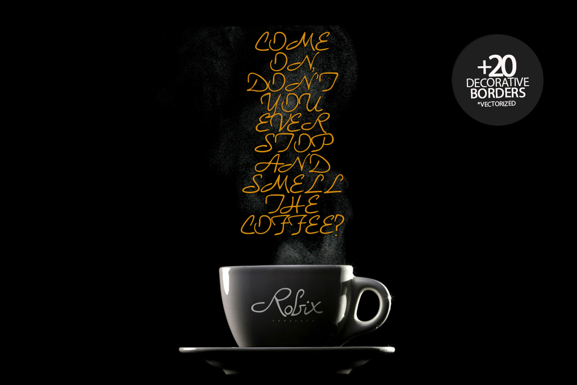 Robix Font PNG with transparent background - Preview 2