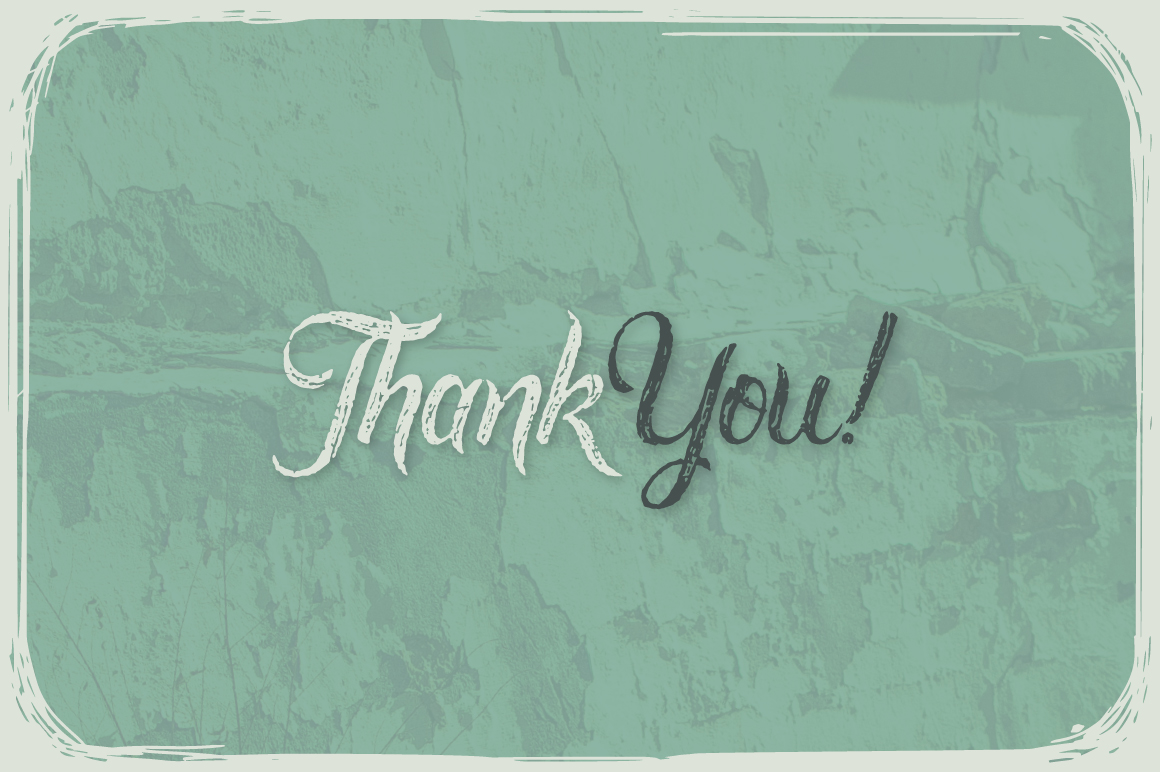 Rusted Brushpen Font PNG with transparent background - Preview 3