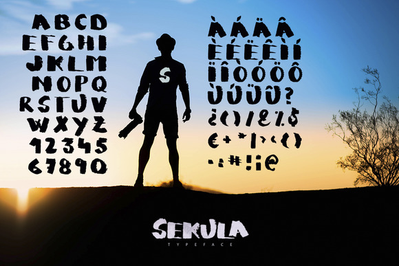 Sekula Font PNG with transparent background - Preview 1