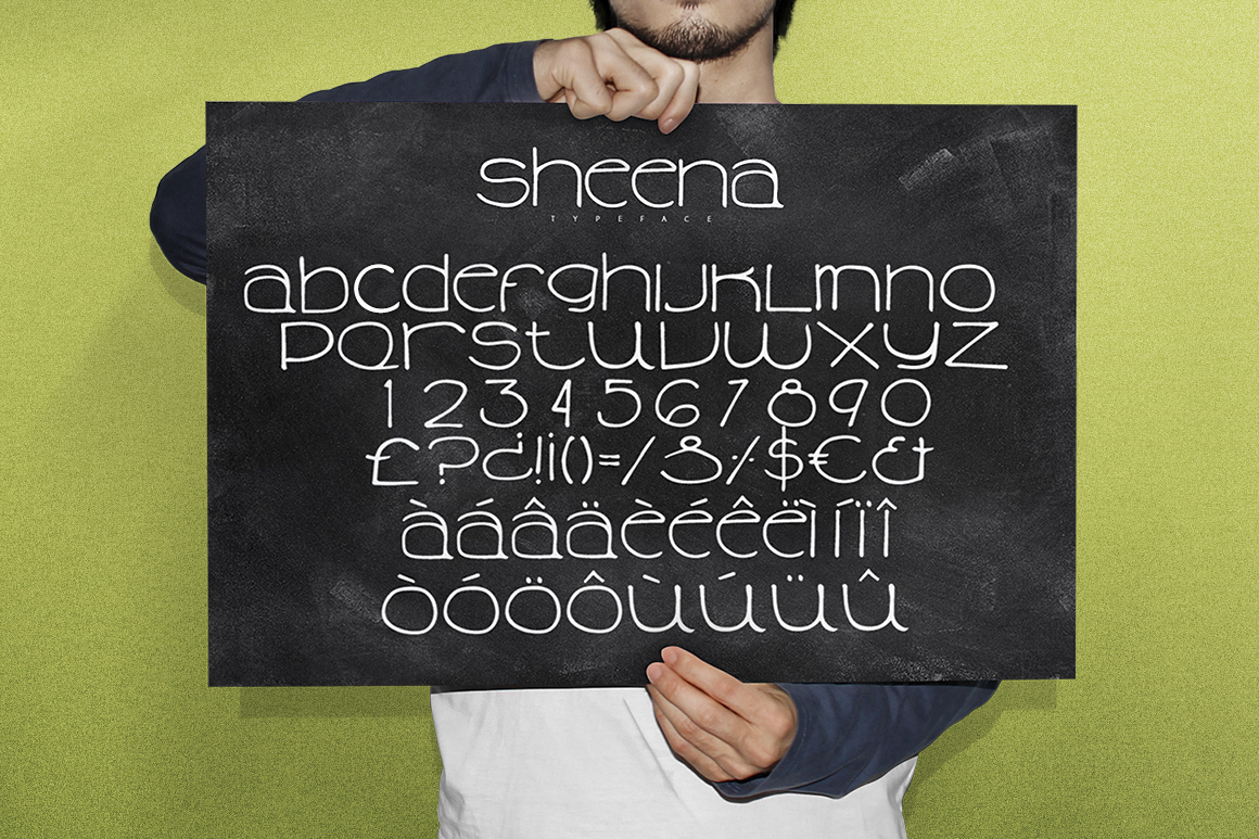 Sheena Font PNG with transparent background - Preview 2