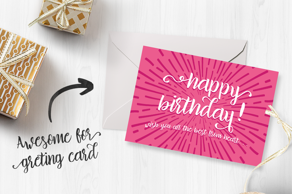 Brillia Script Font - Preview 1