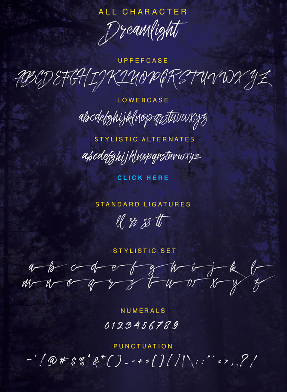 Dreamlight Font - Preview 5