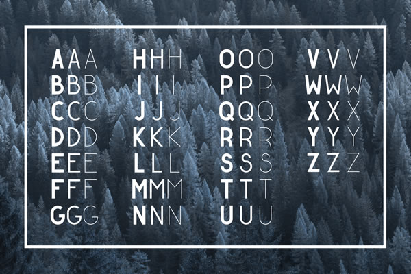 Golden Ratio Font - Preview 2