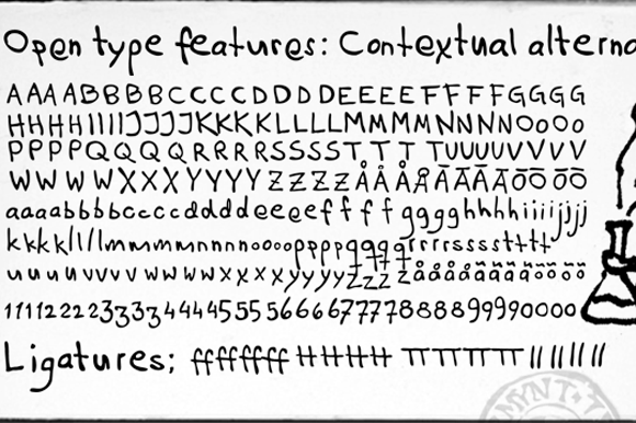 Haakke Slanted Font - Preview 3