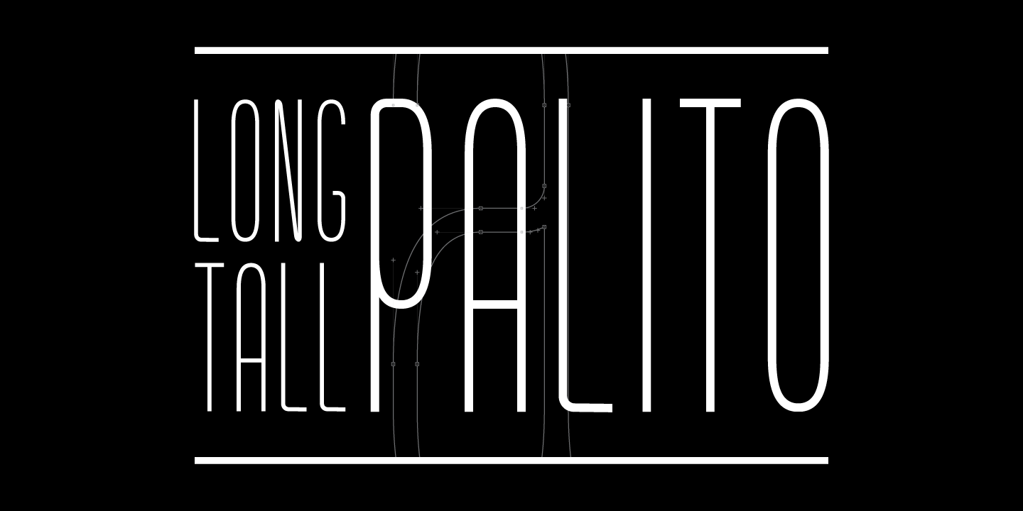 Long Tall Palito Font PNG with transparent background - Preview 3