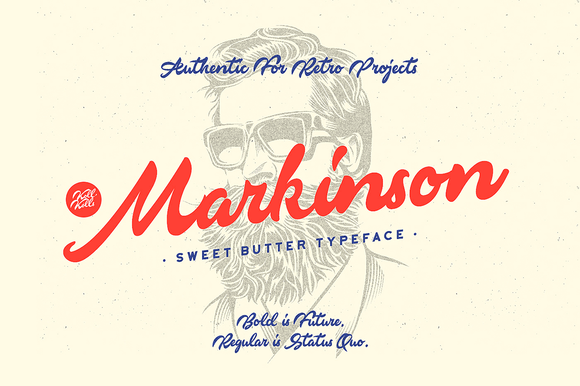 Markinson Font PNG with transparent background - Preview 1