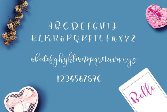 Marsha Belle Script Font PNG with transparent background - Preview 1