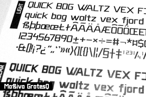 Massiva Grotesq Light Obliq Font PNG with transparent background - Preview 3