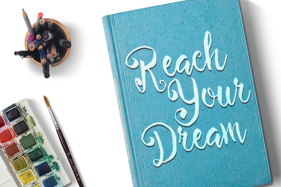 Painting Script Font PNG with transparent background - Preview 1