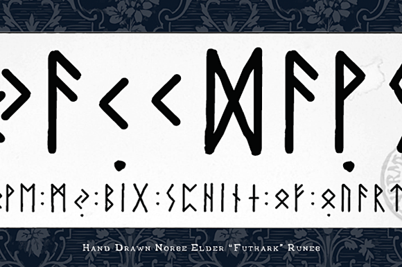 Paradox Runa Font PNG with transparent background - Preview 1