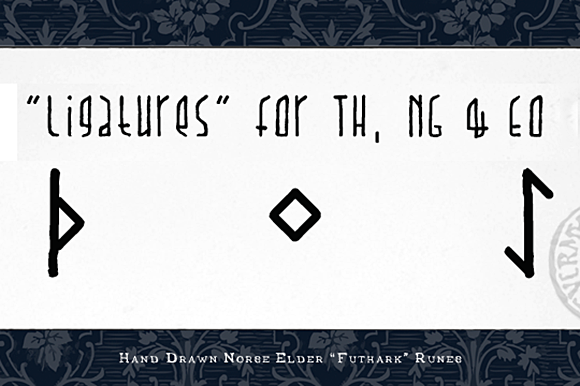 Paradox Runa Font PNG with transparent background - Preview 2