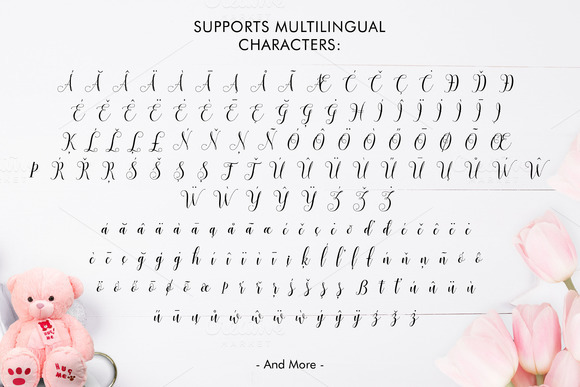 Sadhira Script Font PNG with transparent background - Preview 2