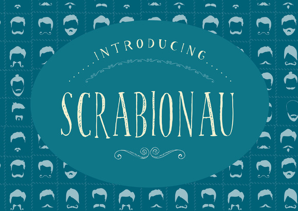 Scrabionau Font PNG with transparent background - Preview 1