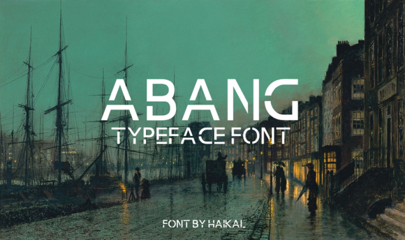 Abang Font - Preview 1