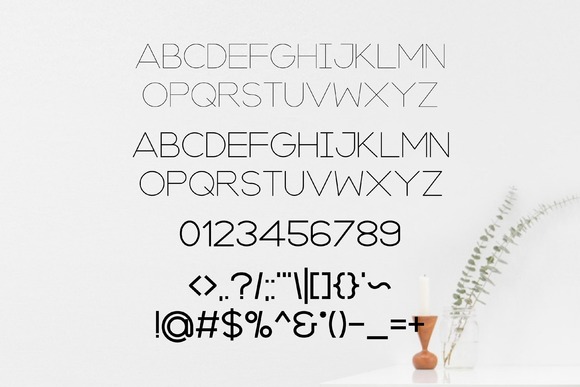 Axon Minimalist Font - Preview 3