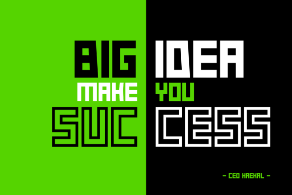 Box Font - Preview 4