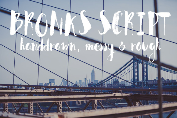 Bronx Script Font Bronks Script Font by Favete Art · Creative Fabrica
