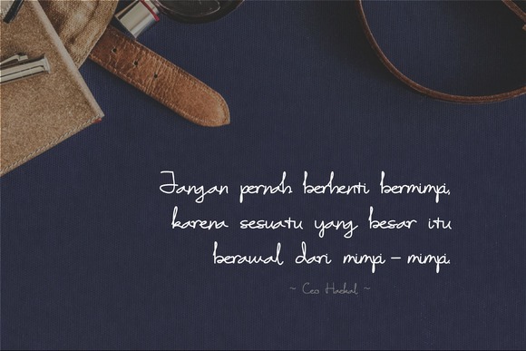 Mr Haikal Font PNG with transparent background - Preview 2