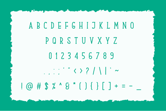 Our Serif Hand Family Font PNG with transparent background - Preview 4