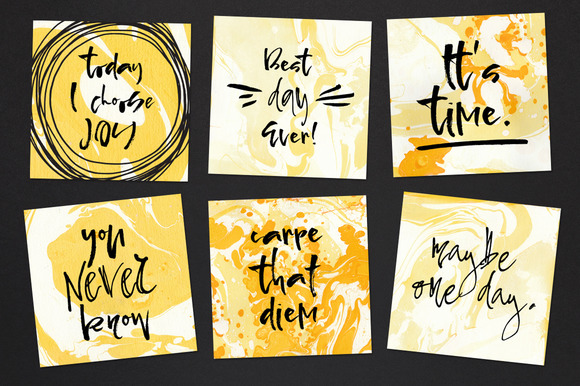 Pepper & Lemon Font PNG with transparent background - Preview 4