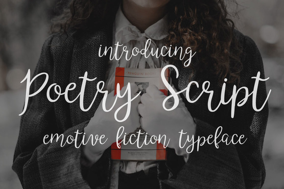 Poetry & Fiction Font PNG with transparent background - Preview 1