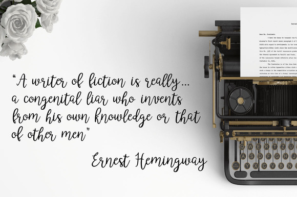 Poetry & Fiction Font PNG with transparent background - Preview 4