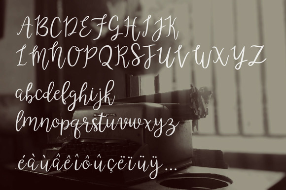 Poetry & Fiction Font PNG with transparent background - Preview 6