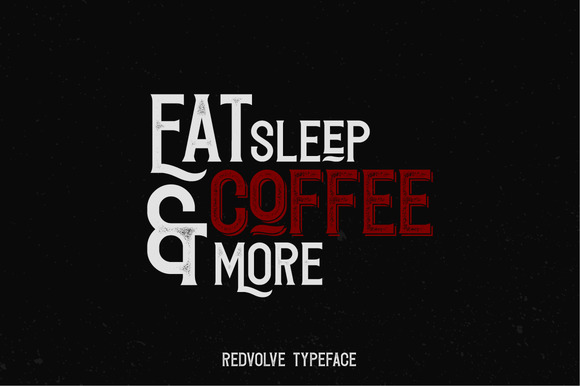Redvolve Font PNG with transparent background - Preview 5