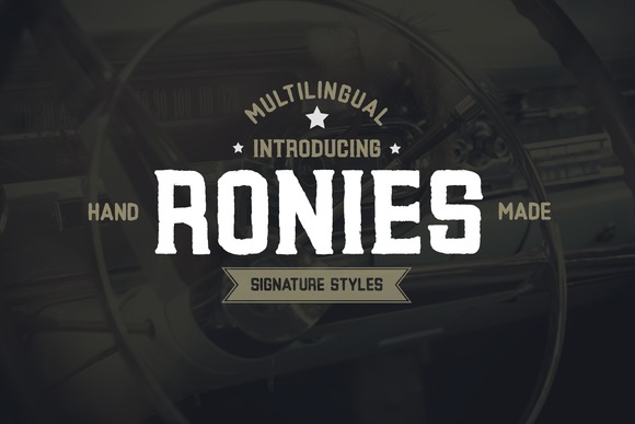 Ronies Font by Graphicfresh · Creative Fabrica