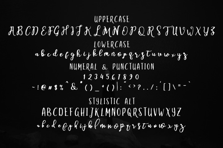 Salita Sketch Font PNG with transparent background - Preview 6