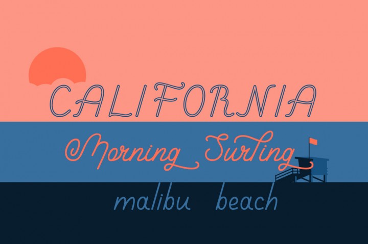 Savoiardi Display Font PNG with transparent background - Preview 4
