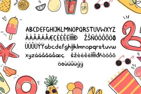 Kerape Font font preview - 5