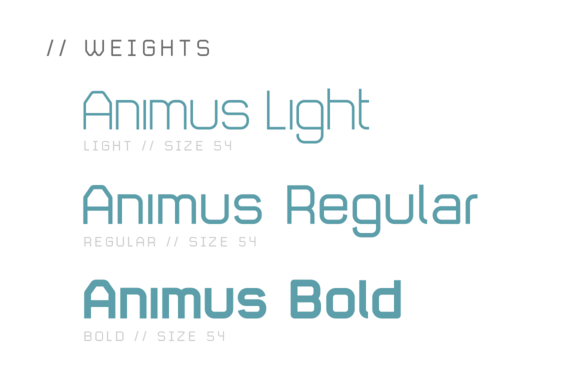Animus Font - Preview 1