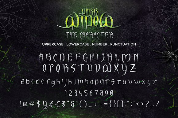 Dark Widow Font - Preview 1