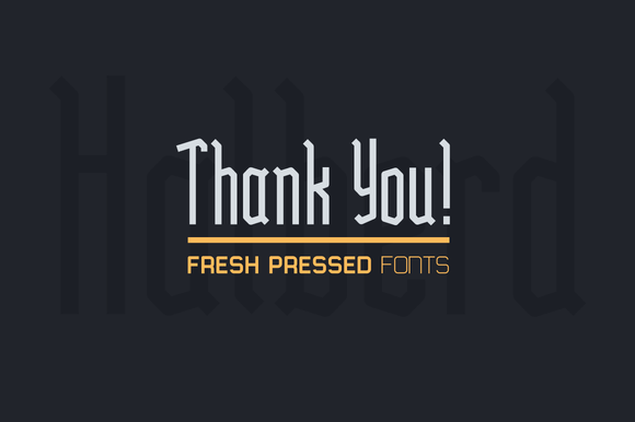 Halberd Font - Preview 4