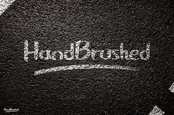 Handbrushed Font - Preview 3