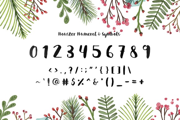 Houster Font PNG with transparent background - Preview 2