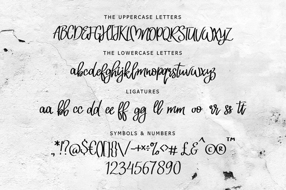 Neoscopic Brush Font PNG with transparent background - Preview 4
