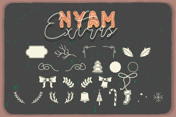 NYAM & Eastpine Font PNG with transparent background - Preview 5